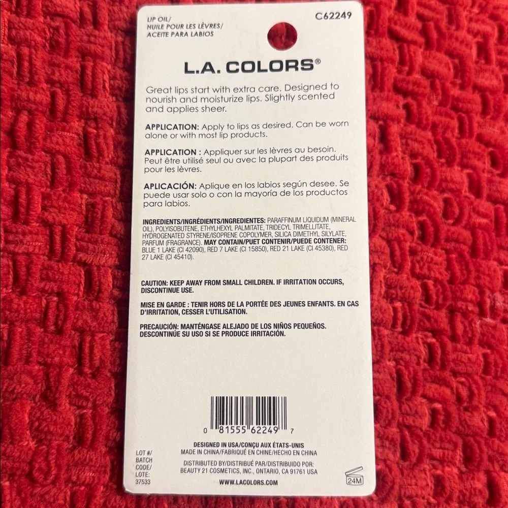 🥰🥰 L.A. COLORS Soothing Lip Oil Set 🥰🥰